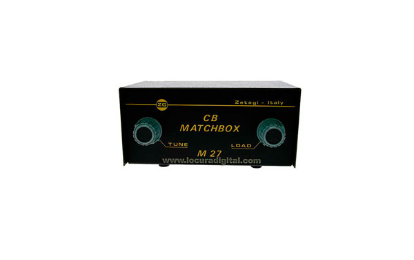 M27MATCHBOX ZETAGI acoplador de antena 26 - 28 Mhz. 